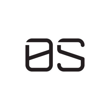 os ilk harf vektör logo simgesi