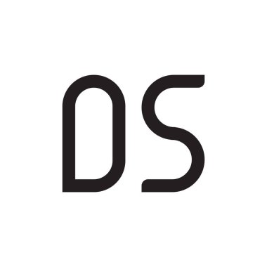 os ilk harf vektör logo simgesi