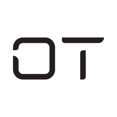 ilk harf vektör logo simgesi