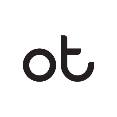 ilk harf vektör logo simgesi