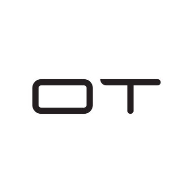 ilk harf vektör logo simgesi