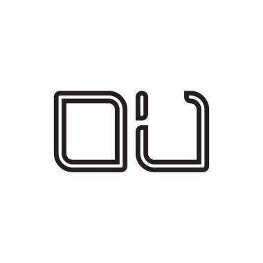 İlk harf vektör simgesi