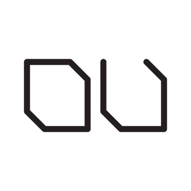 İlk harf vektör simgesi