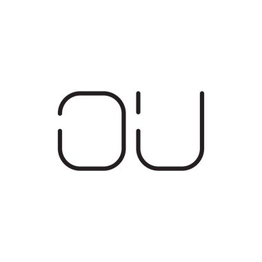 İlk harf vektör simgesi