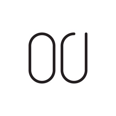 İlk harf vektör simgesi