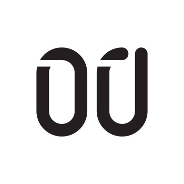 İlk harf vektör simgesi