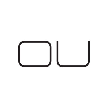 İlk harf vektör simgesi