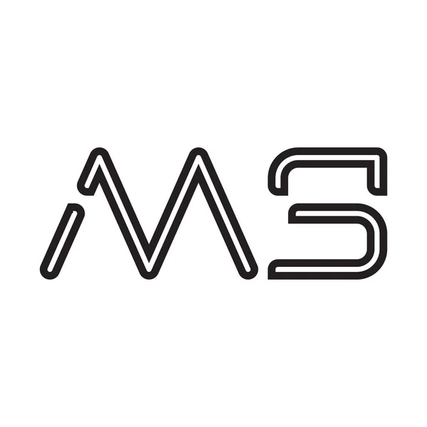 Ms初始字母向量图标 — 图库矢量图片