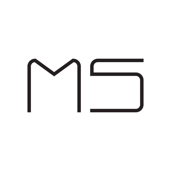 Ms初始字母向量图标 — 图库矢量图片
