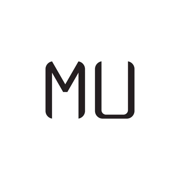 Mu初始字母向量图标 — 图库矢量图片