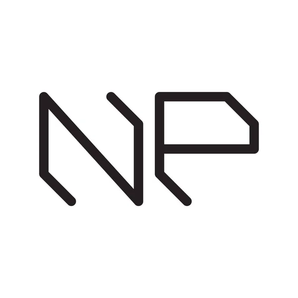 Np初始字母向量图标 — 图库矢量图片