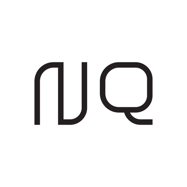 Nq初始字母向量图标 — 图库矢量图片
