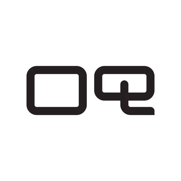 Oq初始字母向量图标 — 图库矢量图片
