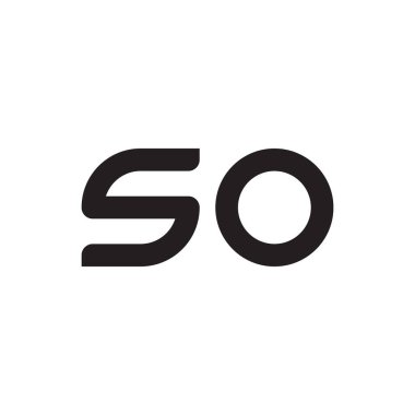 İlk harf vektör logo simgesi