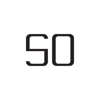 İlk harf vektör logo simgesi