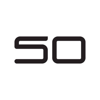 İlk harf vektör logo simgesi