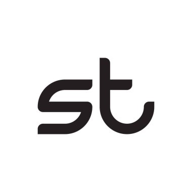 İlk harf vektör logo simgesi