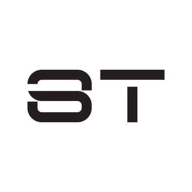 İlk harf vektör logo simgesi