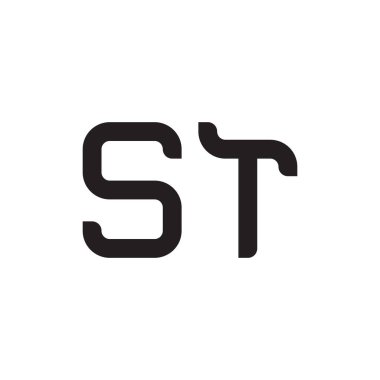 İlk harf vektör logo simgesi