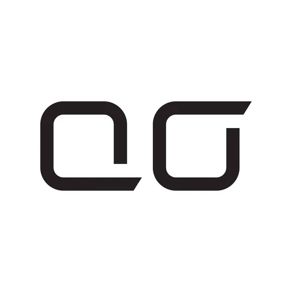 Qo初始字母向量图标 — 图库矢量图片