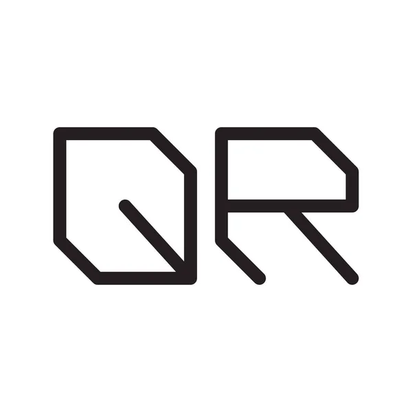 Qr初始字母向量图标 — 图库矢量图片