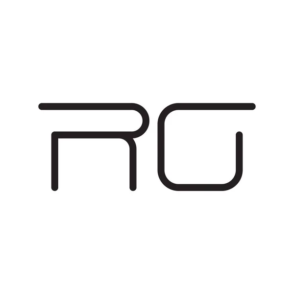 Ro初始字母向量图标 — 图库矢量图片