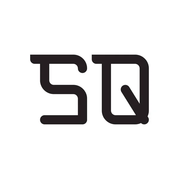 Eerste Letter Vector Logo Pictogram — Stockvector