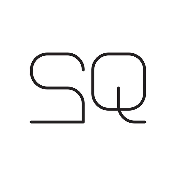 Sq初始字母向量图标 — 图库矢量图片