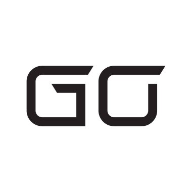 ilk harf vektör logo simgesine git