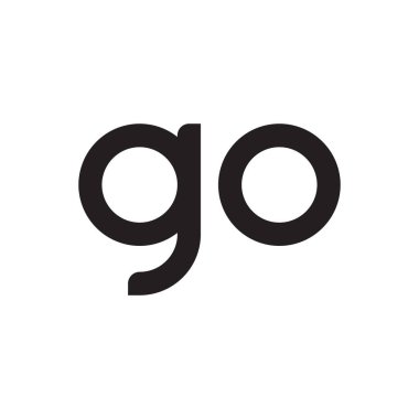 ilk harf vektör logo simgesine git