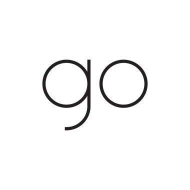 ilk harf vektör logo simgesine git