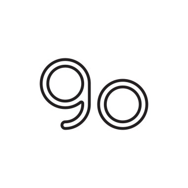 ilk harf vektör logo simgesine git