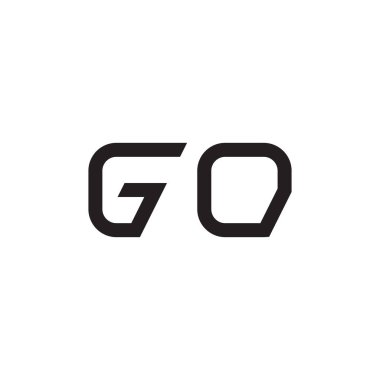 ilk harf vektör logo simgesine git