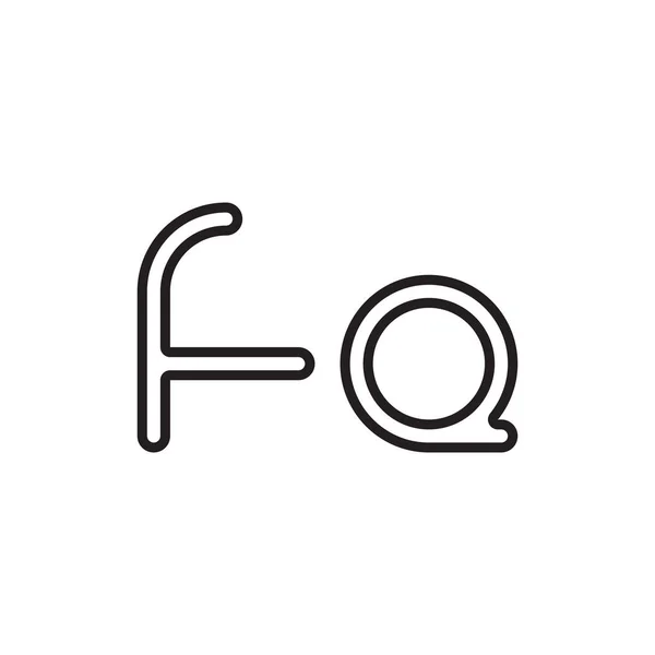 Fq初始字母向量图标 — 图库矢量图片