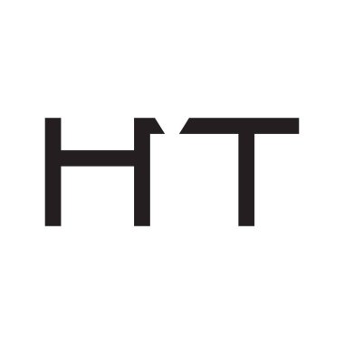 İlk harf vektör logosu simgesi