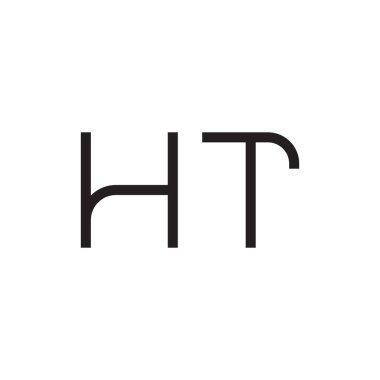İlk harf vektör logosu simgesi