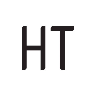 İlk harf vektör logosu simgesi