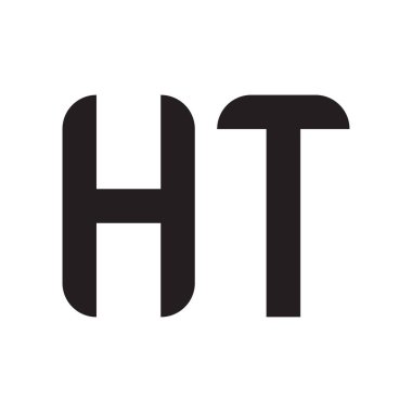 İlk harf vektör logosu simgesi