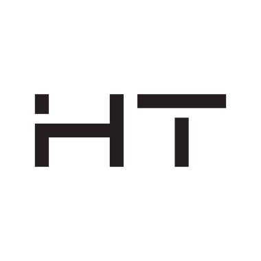 İlk harf vektör logosu simgesi