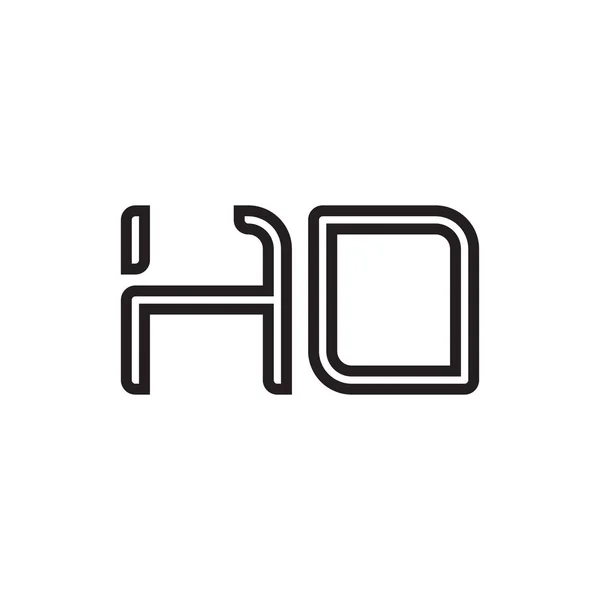 För Första Bokstaven Vektor Logotyp Ikon — Stock vektor