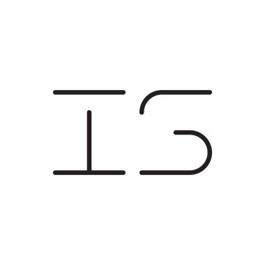 ilk harf vektör logo simgesiName