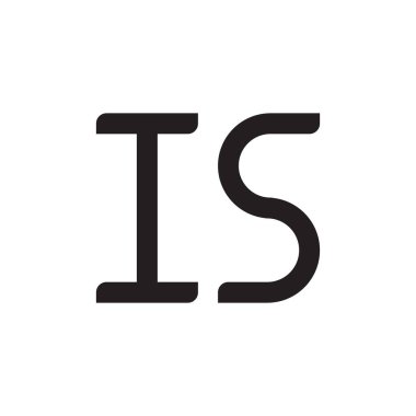 ilk harf vektör logo simgesiName