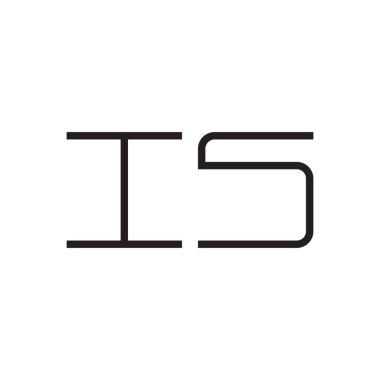 ilk harf vektör logo simgesiName