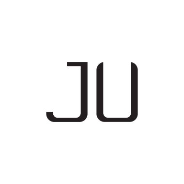 Sadece ilk harf vektör logo simgesi