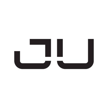 Sadece ilk harf vektör logo simgesi