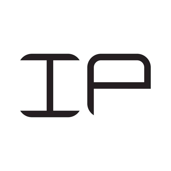 Ip初始字母向量图标 — 图库矢量图片