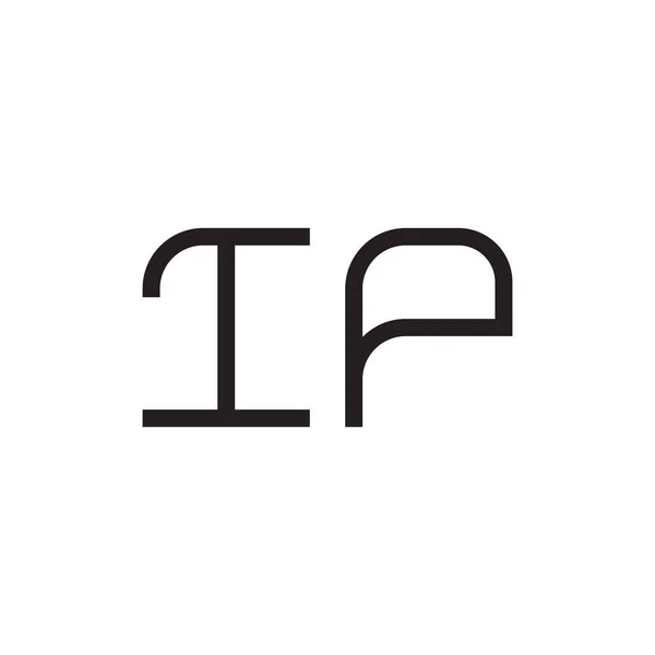 Ip初始字母向量图标 — 图库矢量图片