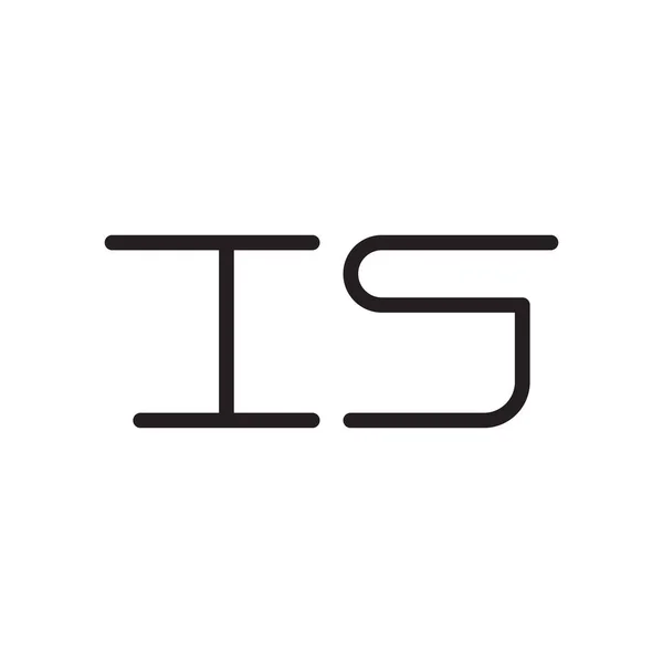 Letra Inicial Vector Logotipo Icono — Archivo Imágenes Vectoriales
