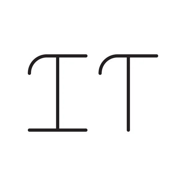 Ele Ícone Logotipo Vetor Letra Inicial —  Vetores de Stock