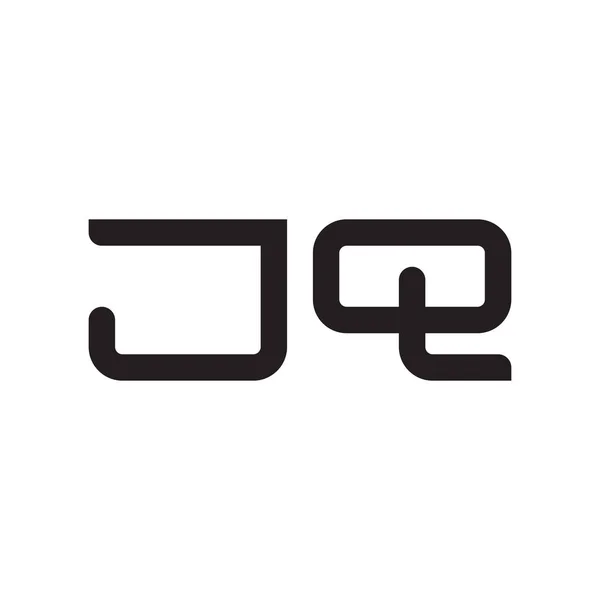 Inicial Carta Vector Logotipo Icono — Vector de stock